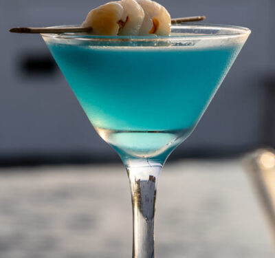 Swell Restaurant Blue Cocktail