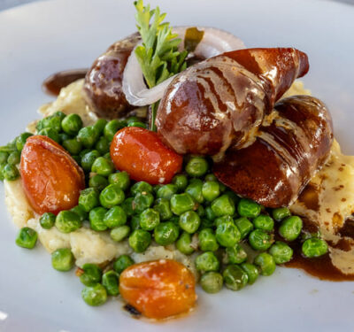 Swell Restaurant Mashed with Sausage